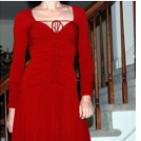 BCBG MaxAzria Red Asymmetric Dress - Picture 6 of 7